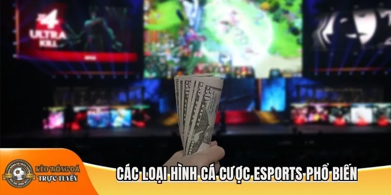 Các loại hình cá cược Esports phổ biến