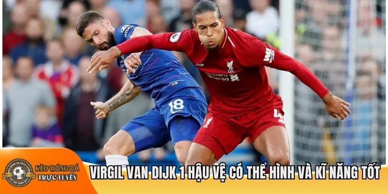 Virgil van Dijk 1 hậu vệ có thể hình và kĩ năng tốt